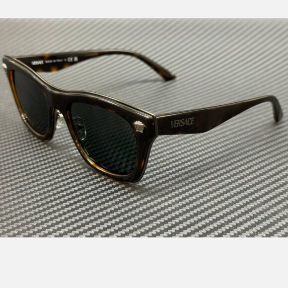 Versace Havana Brown Men's 53mm Sunglasses